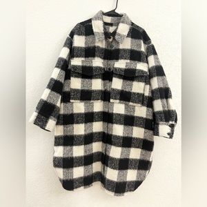 H&M Oversized Flannel Shacket